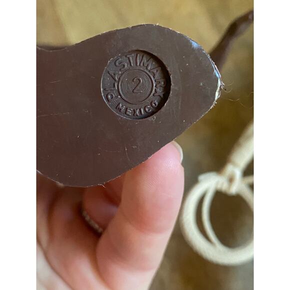 Vintage Louis Marx Plastic 6" Cowboy Indian Figures Toy Plastic 6" figures - Picture 8 of 9